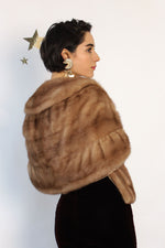 Florencia Mink Capelet XS-M