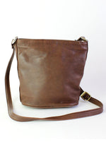 Chain Leather Bucket Bag