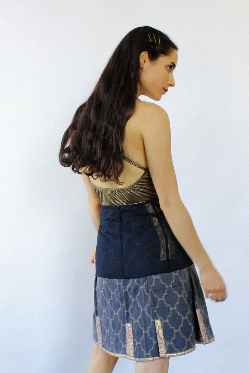 Prada Golden Brocade Skirt S