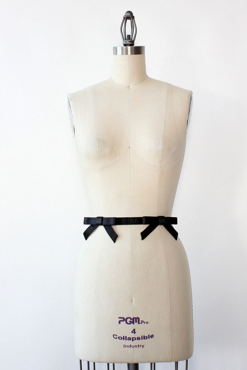 Satin Double Bow Belt XS/S