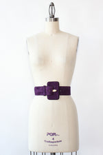 Escada Violet Suede Belt M/L