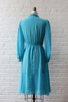 Sky Blue Sheer Dress S