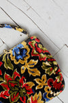 Dark Floral Carpet Bag