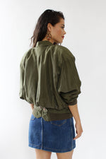 Gilman Silk Flight Jacket M