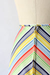 Rainbow Chevron Skirt S
