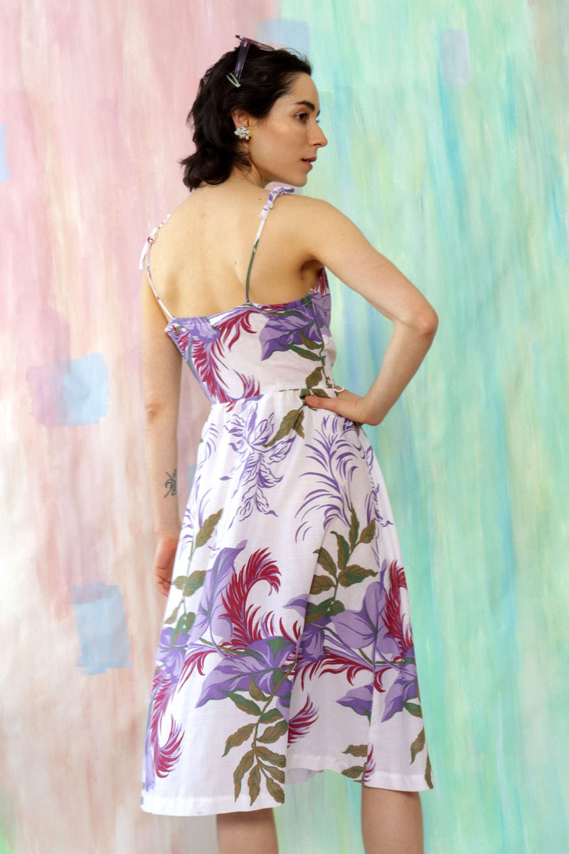 Babe Tropical Print Sundress XS/S