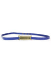 Blue Chain Skinny Belt