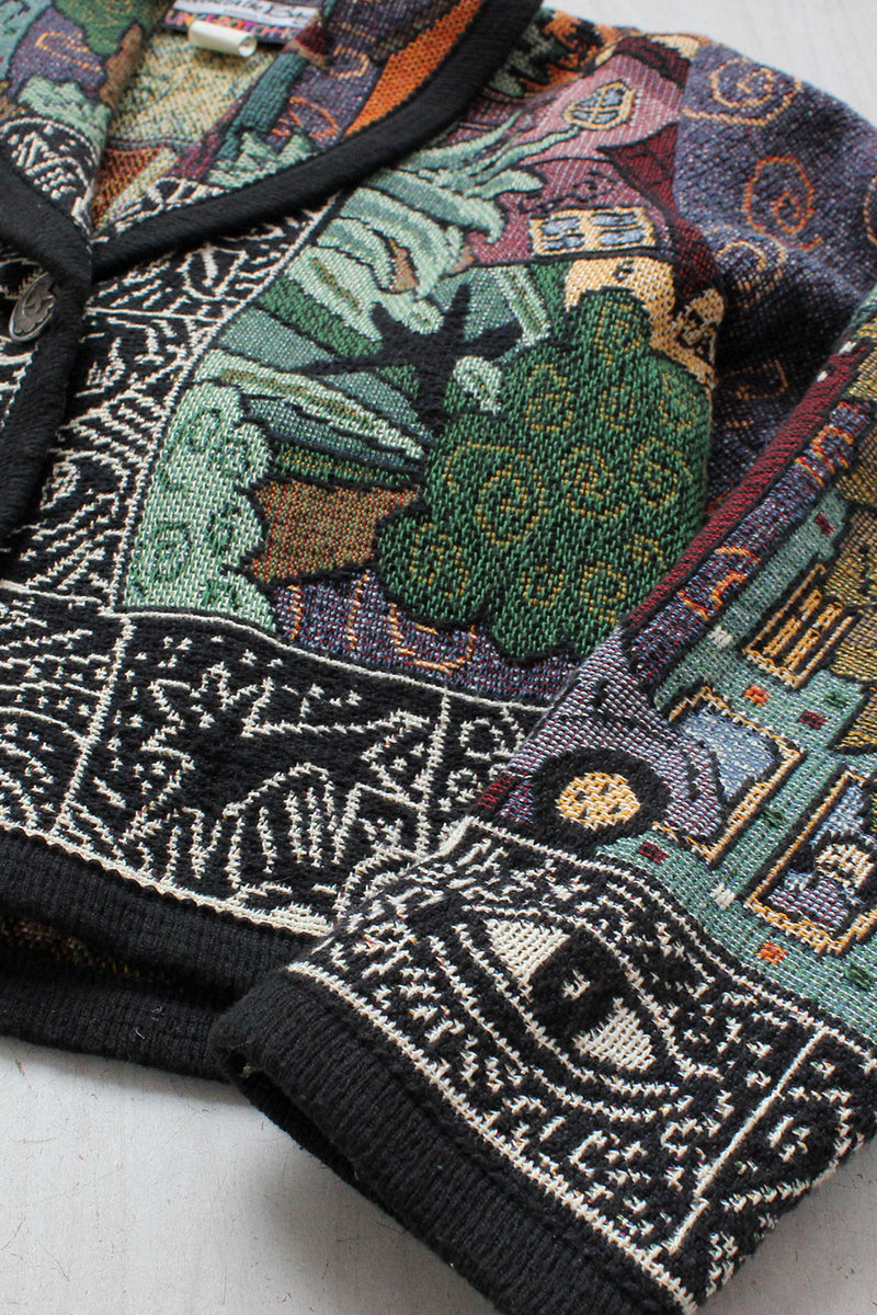 City Life Novelty Tapestry Jacket S/M – OMNIA