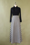 Checkered Maxi Skirt S