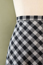 Checkered Maxi Skirt S