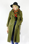 Olive Green Military Trench M