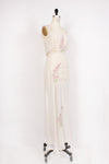 30s Sheer Ivory Gown S