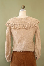 LeRoy Ruffled Yoke Sweater S