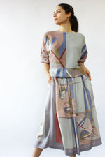 Anne Crimmins Mauve Geometry Set S/M