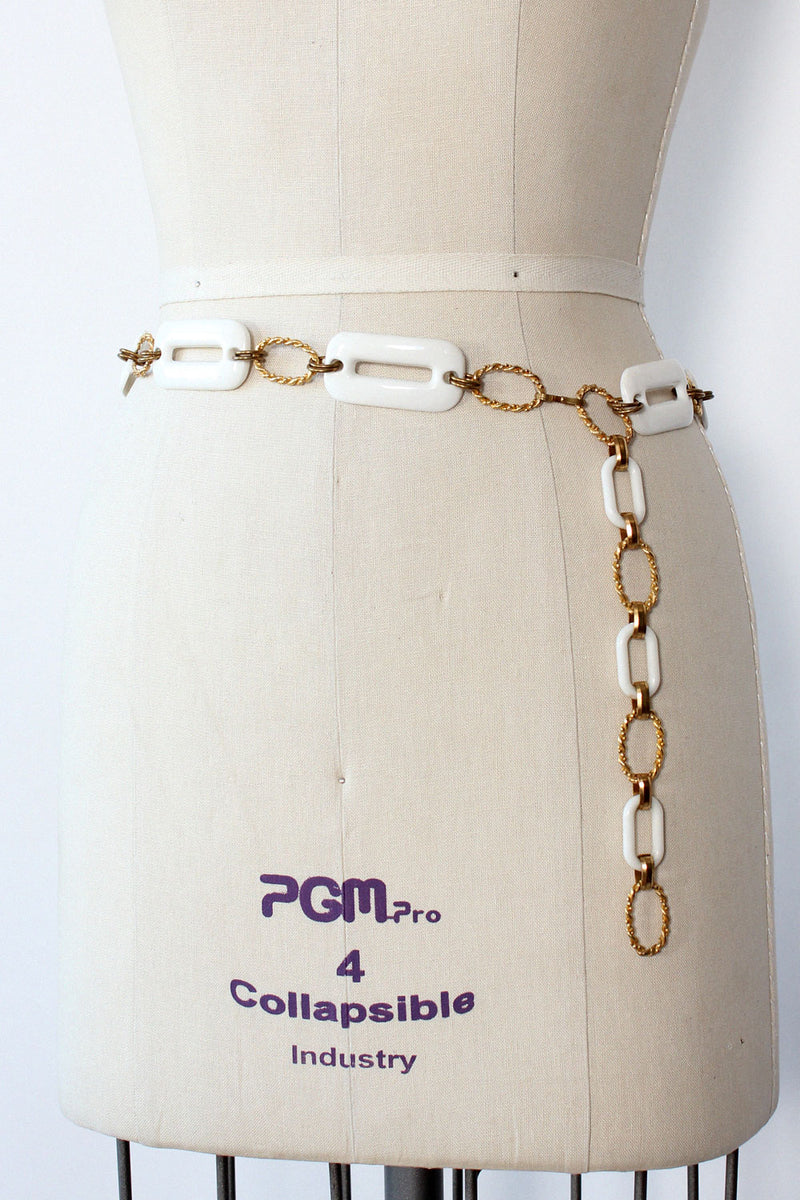 Mod Rectangle Chain Belt XS-L