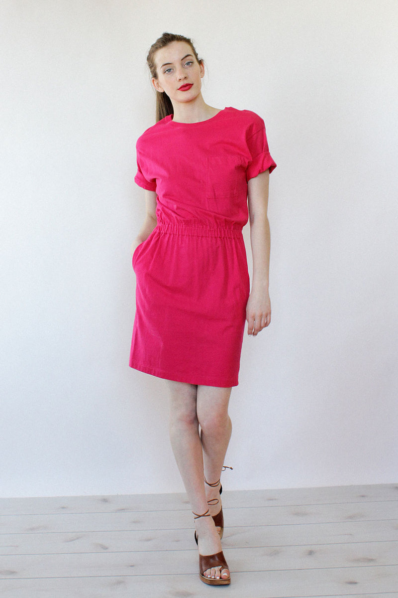 Hot Pink T-Shirt Dress XS/S