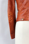 Fitted Redwood Leather Jacket XS