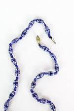 hand painted bead necklace