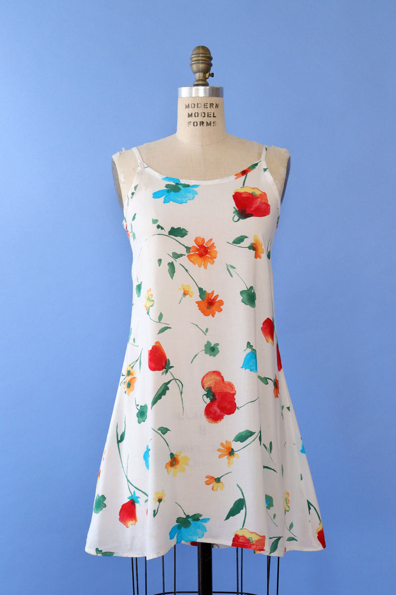 Floaty Floral Slipdress S