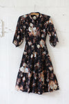 Forever Floral 70s Cotton Peasant Dress S/M