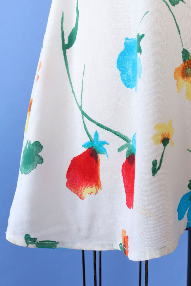 Floaty Floral Slipdress S