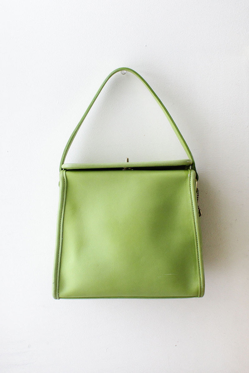 Lime Green Coach Shoulder Bag 