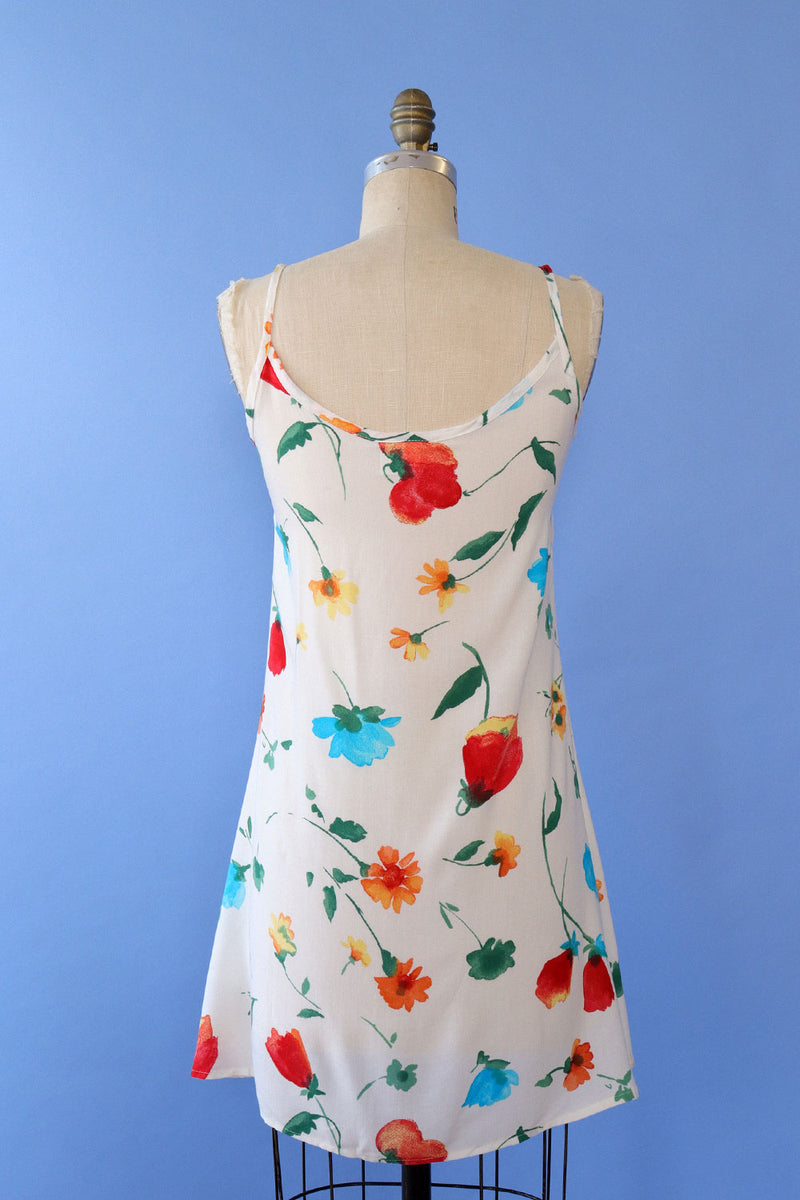 Floaty Floral Slipdress S