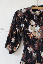 Forever Floral 70s Cotton Peasant Dress S/M
