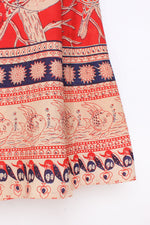 The Earth is Round 70s Wrap Skirt