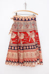 The Earth is Round 70s Wrap Skirt