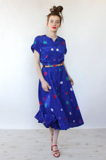 Polka Dot Flare Dress S/M