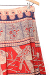 The Earth is Round 70s Wrap Skirt