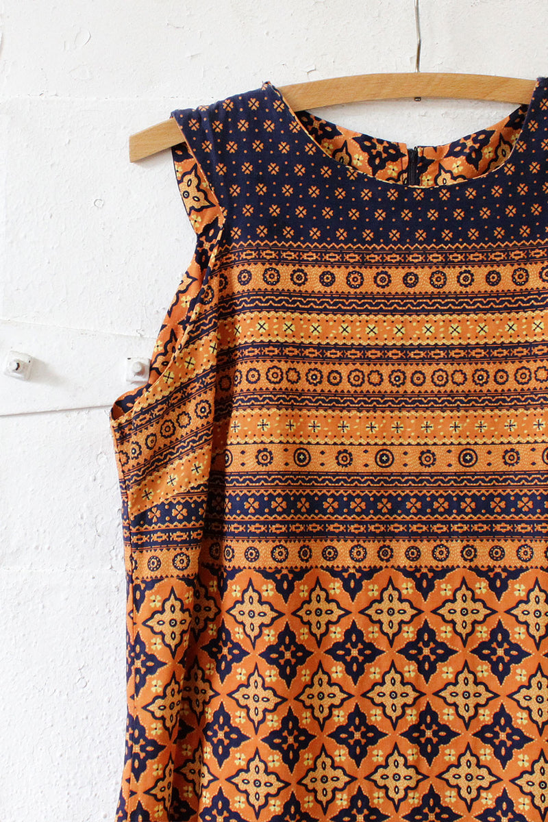 Tangier Batik Shift Dress M