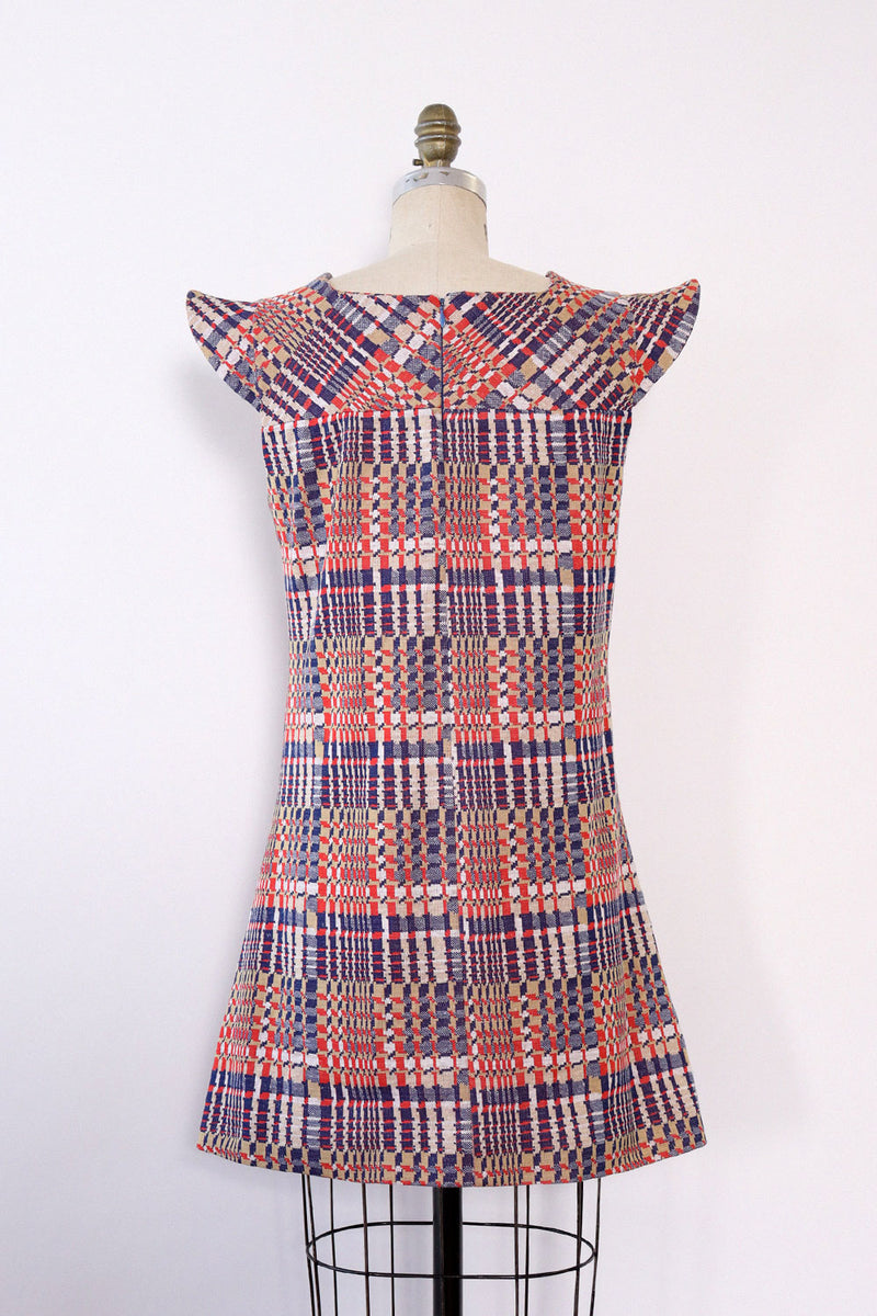 Geo Jacquard Mini Dress M/L