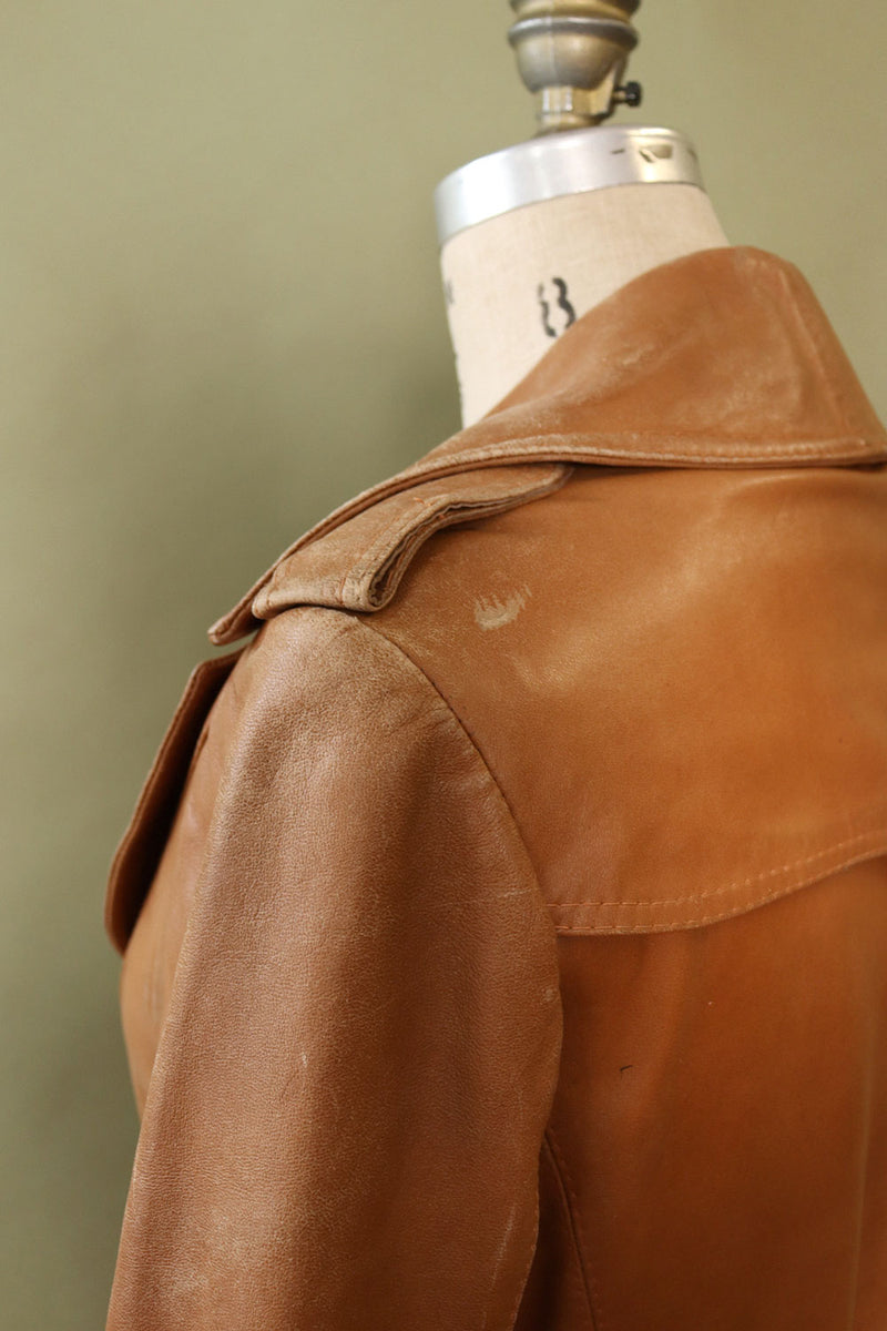 Oak Leather Tailored Trench XS/S