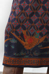 Pheasant Printed Midi Skirt M