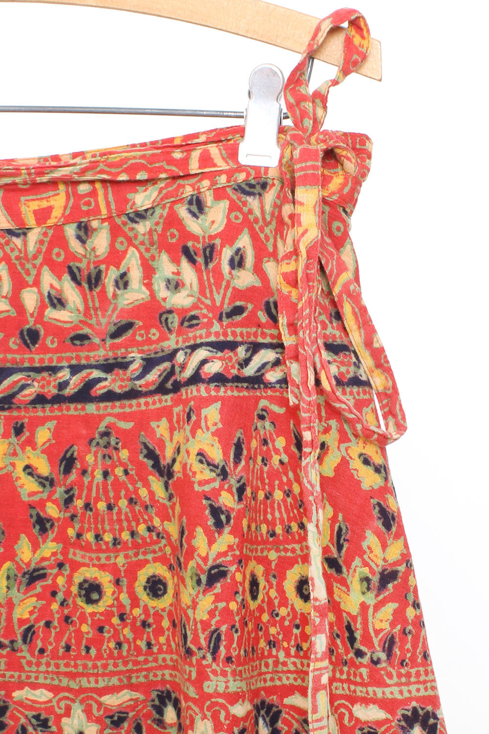Camel Fields Wrap Skirt