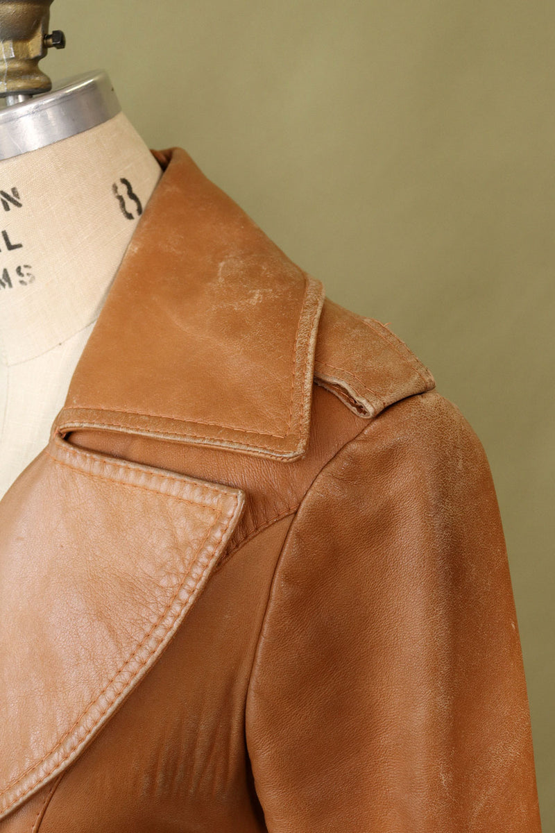 Oak Leather Tailored Trench XS/S