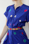 Polka Dot Flare Dress S/M