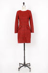 Blythe Plaid Wiggle Dress M