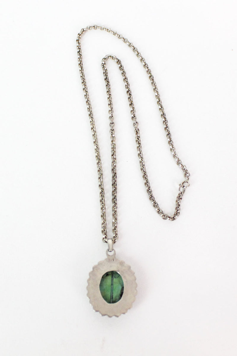 Sterling Turquoise Necklace