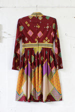 Burgundy Kaleidoscope Dress XS/S