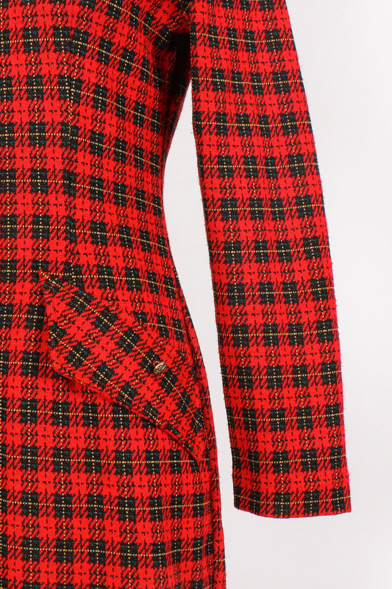 Blythe Plaid Wiggle Dress M