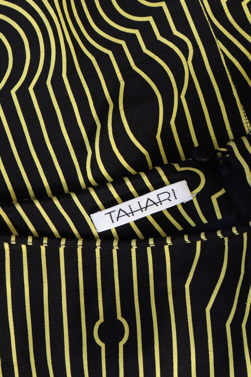 Tahari Wavy Line Skirt M