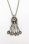 Beady Evil Eye Pendant Necklace