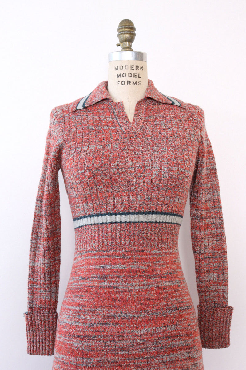 Bargello Marled Sweaterdress S/M OMNIA Bargello Marled Sweaterdress S/M OMNIA