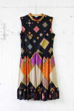 Black Kaleidoscope Dress L