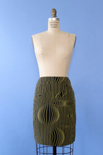 Tahari Wavy Line Skirt M