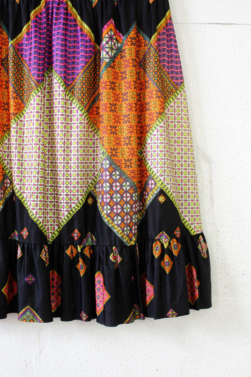 Black Kaleidoscope Dress L