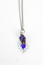 Swimming Fish Cloisonne Necklace